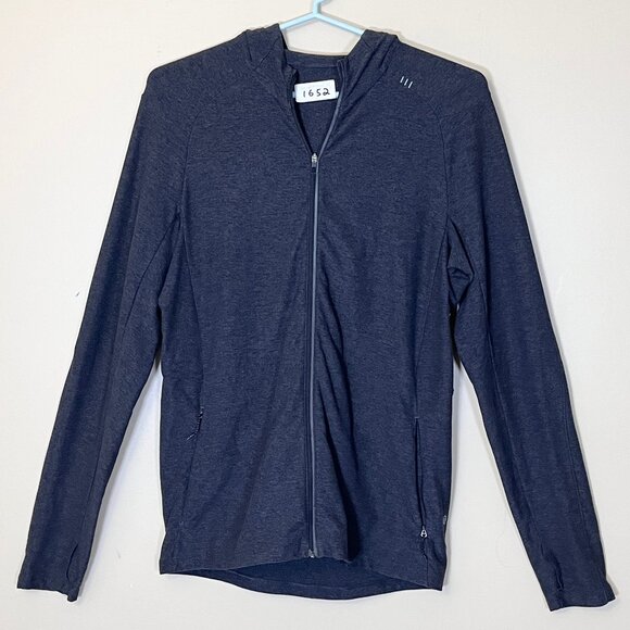 Lululemon Surge Warm Full Zip Hoodie Jacket - Men's Size M - Heathered Gray - Picture 1 of 9